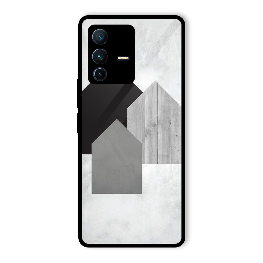 Marble Poster Glass Back Case for Vivo V23 Pro