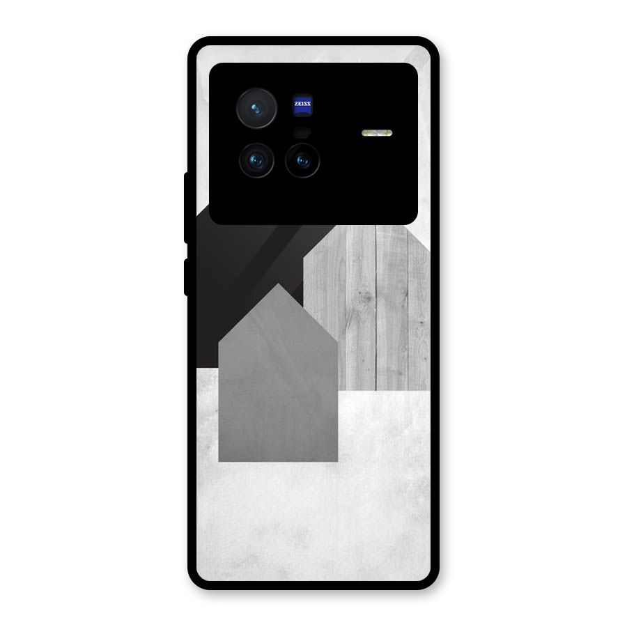 Marble Poster Glass Back Case for Vivo X80