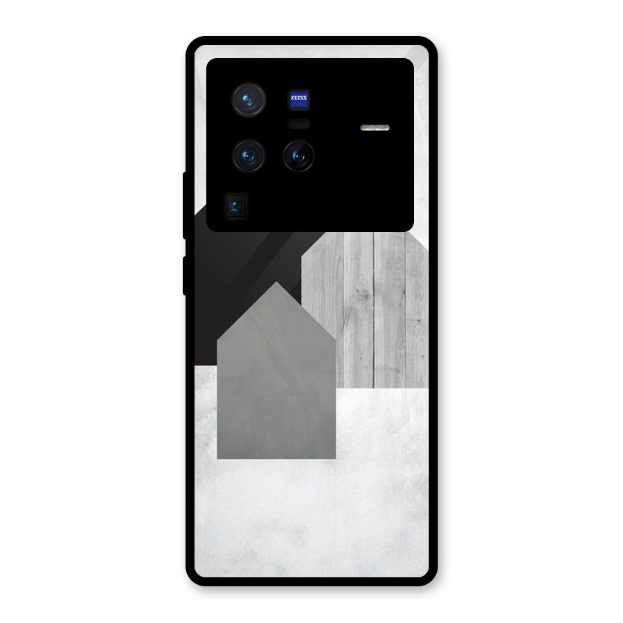Marble Poster Glass Back Case for Vivo X80 Pro