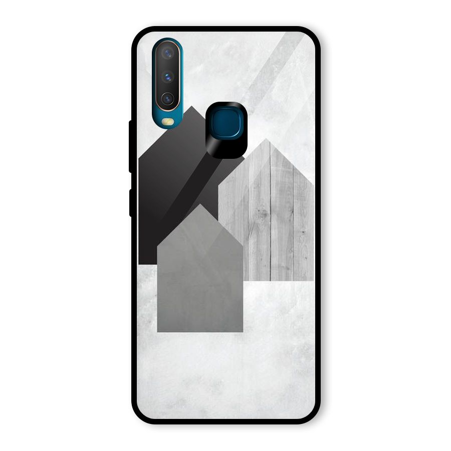 Marble Poster Glass Back Case for Vivo Y12