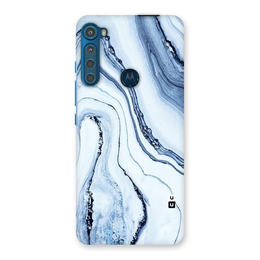 Marble Style (Printed) Back Case for Motorola One Fusion Plus