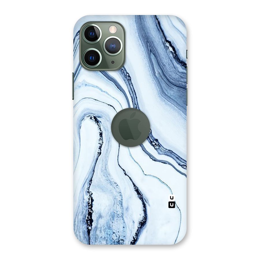 Marble Style (Printed) Back Case for iPhone 11 Pro Logo  Cut