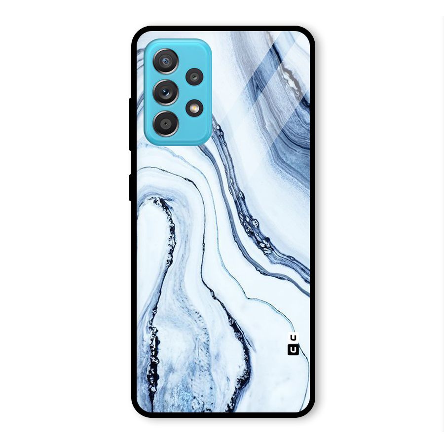 Marble Style (Printed) Glass Back Case for Galaxy A52s 5G