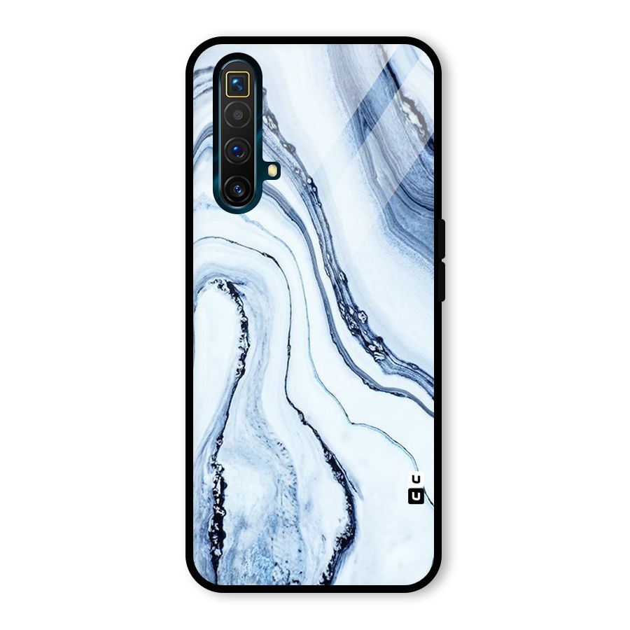Marble Style (Printed) Glass Back Case for Realme X3 SuperZoom