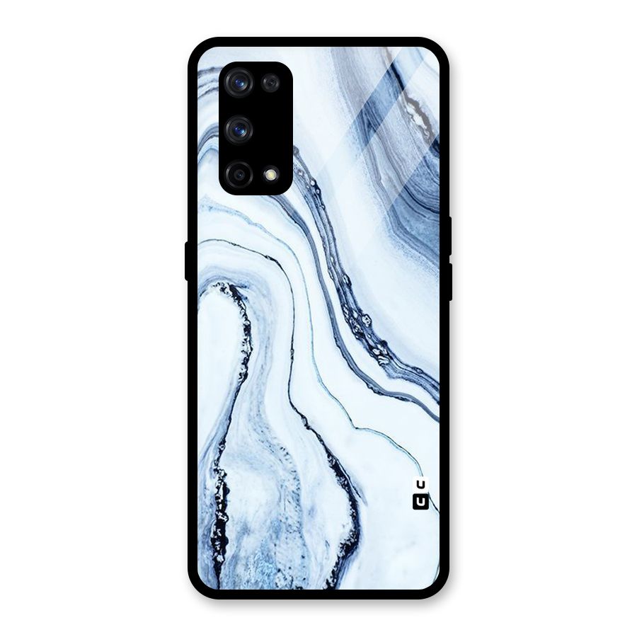 Marble Style (Printed) Glass Back Case for Realme X7 Pro