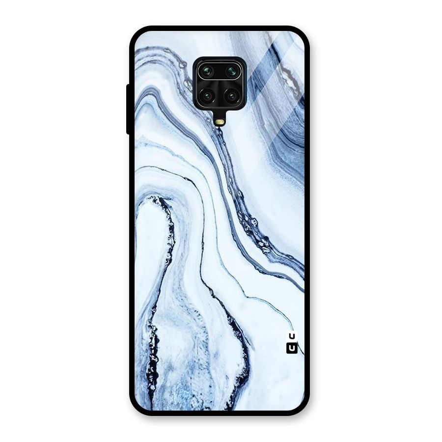 Marble Style (Printed) Glass Back Case for Redmi Note 10 Lite