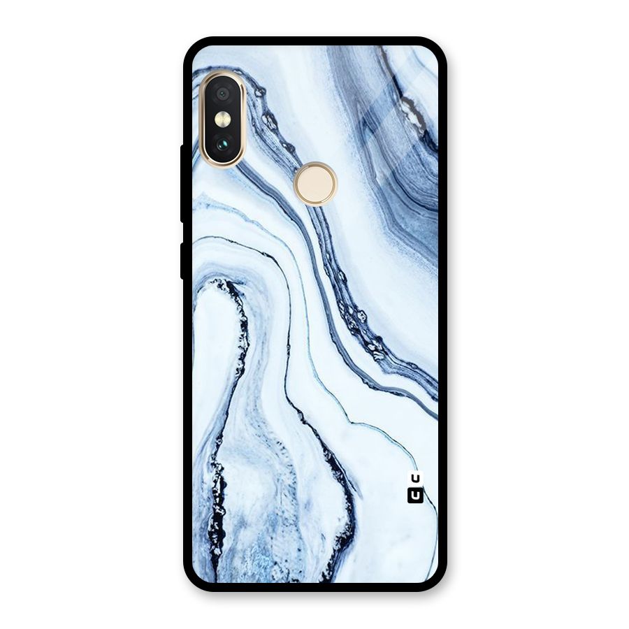 Marble Style (Printed) Glass Back Case for Redmi Note 5 Pro
