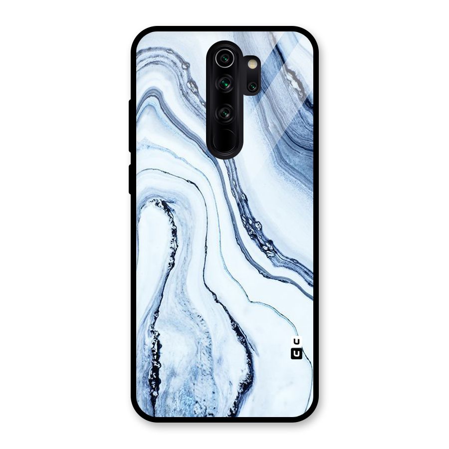Marble Style (Printed) Glass Back Case for Redmi Note 8 Pro