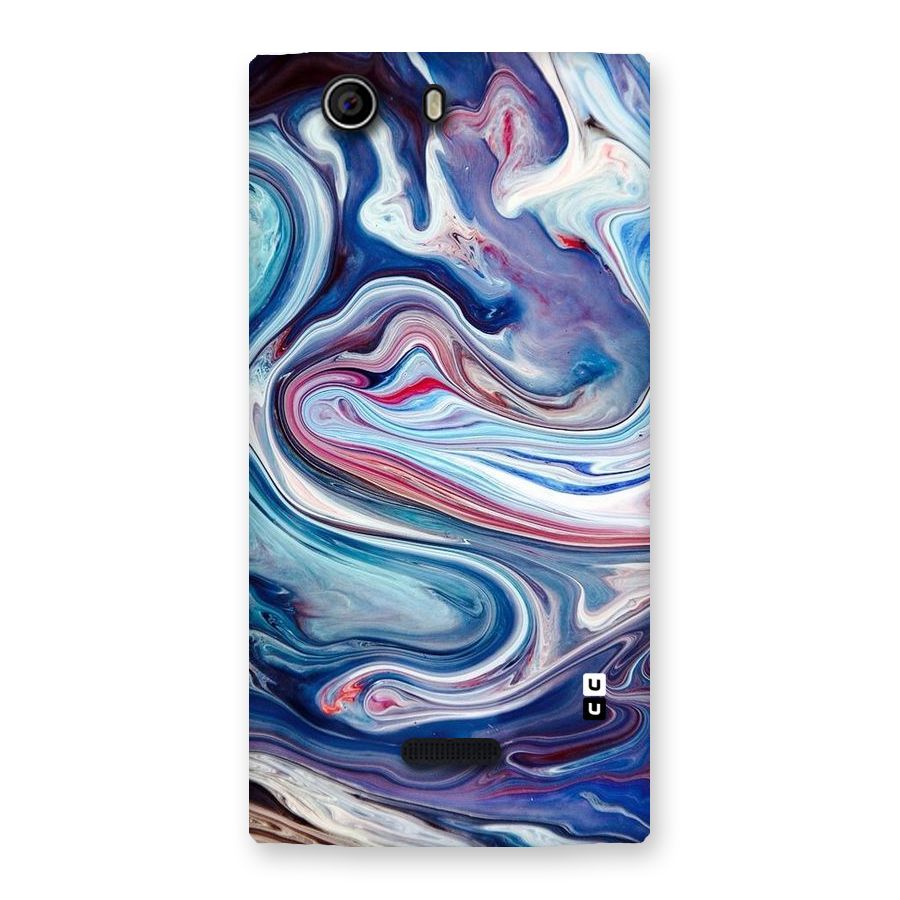 Marble Style Printed Back Case for Canvas Nitro 2 E311