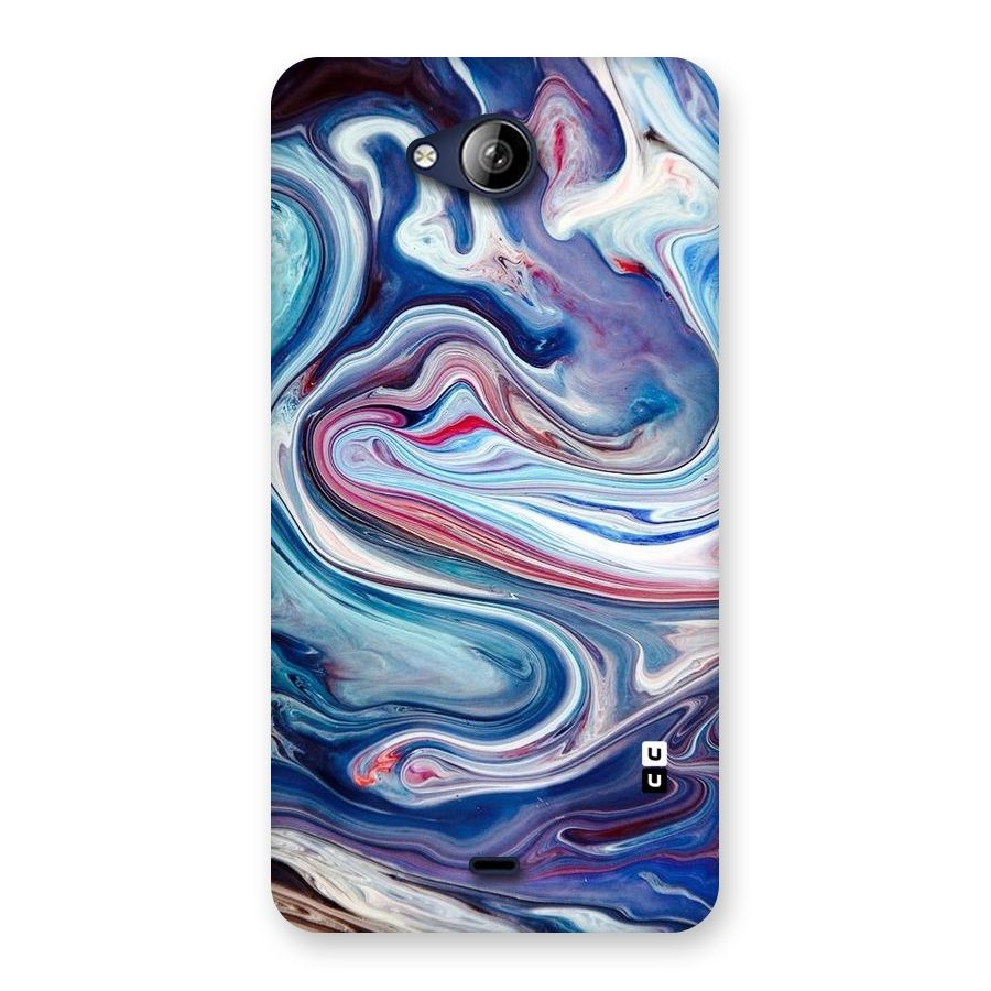 Marble Style Printed Back Case for Canvas Play Q355