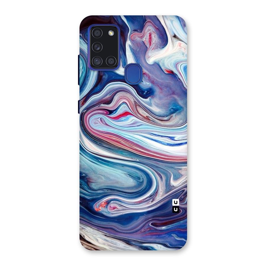 Marble Style Printed Back Case for Galaxy A21s