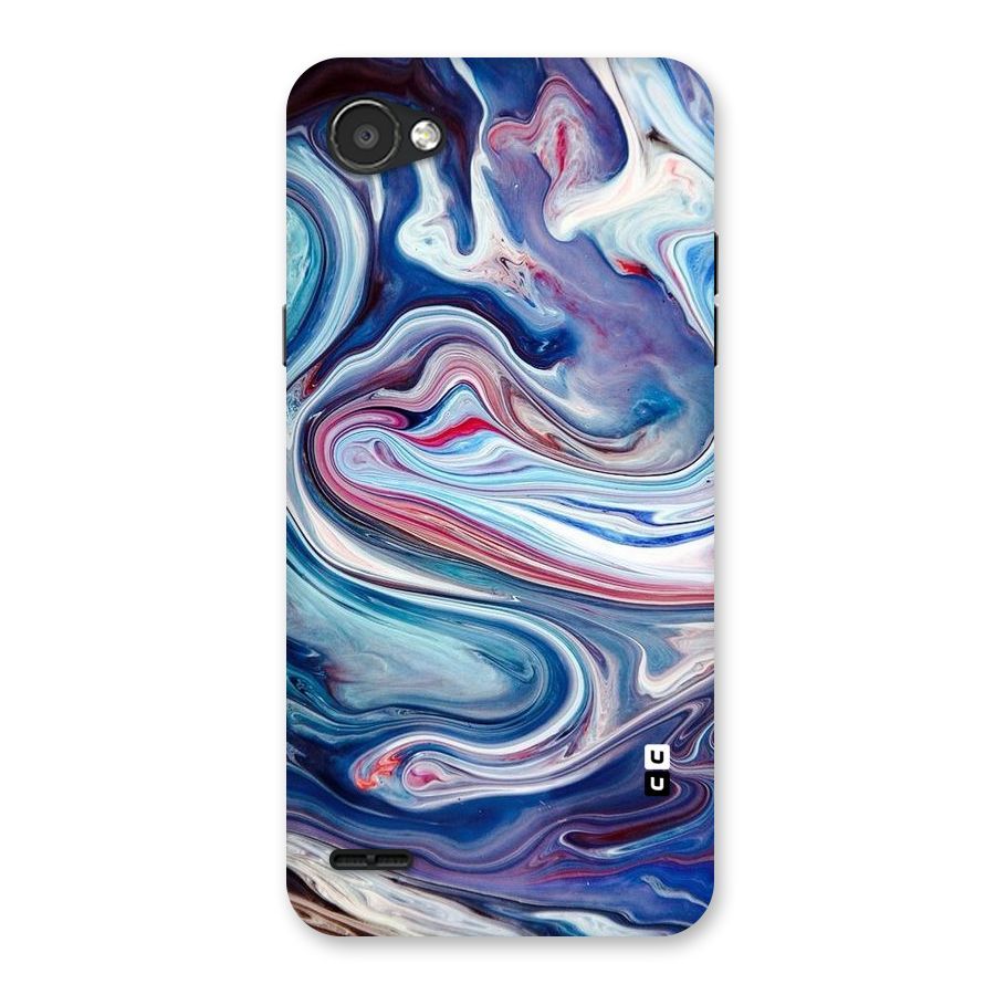 Marble Style Printed Back Case for LG Q6
