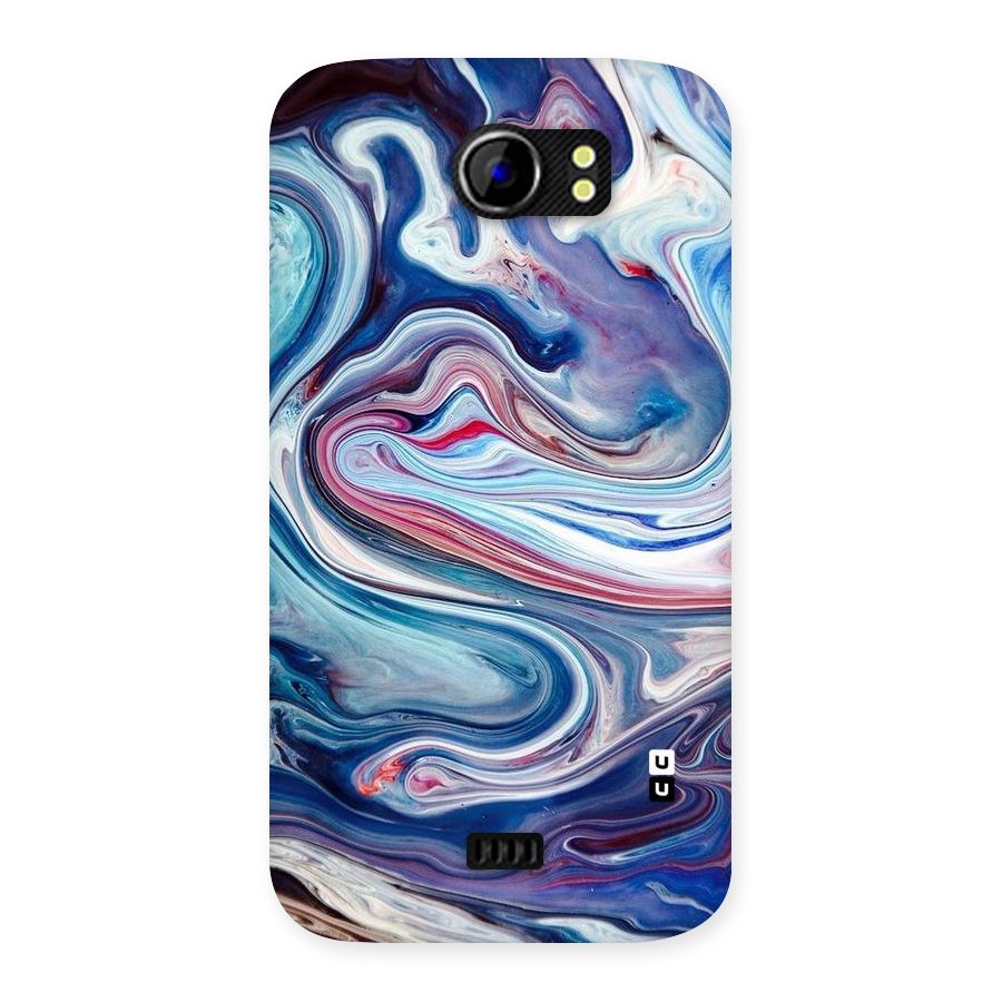Marble Style Printed Back Case for Micromax Canvas 2 A110
