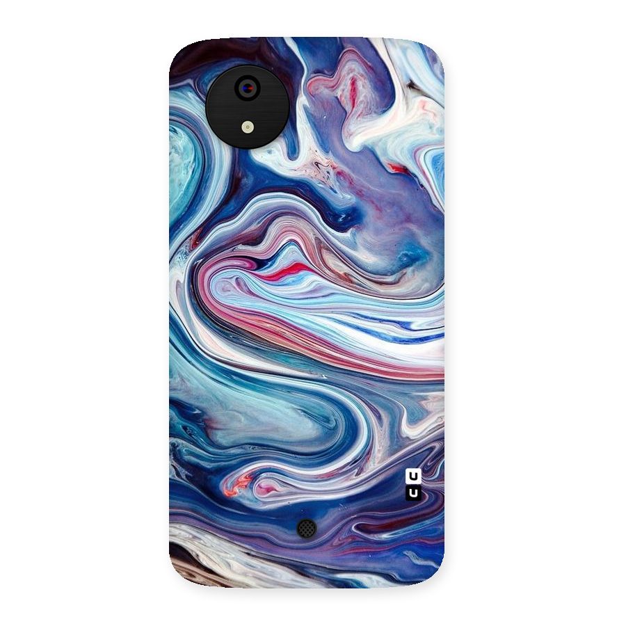Marble Style Printed Back Case for Micromax Canvas A1