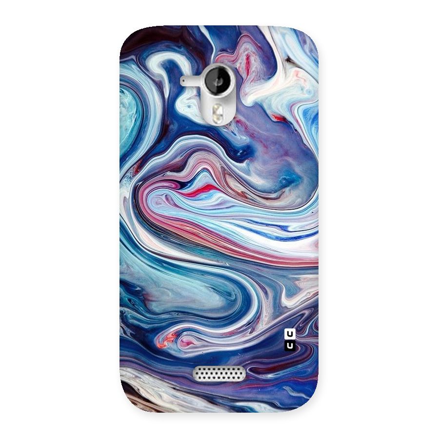 Marble Style Printed Back Case for Micromax Canvas HD A116