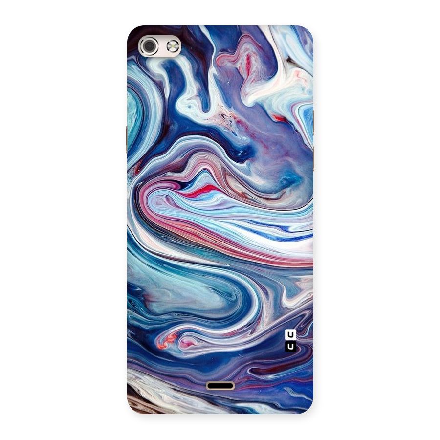 Marble Style Printed Back Case for Micromax Canvas Silver 5