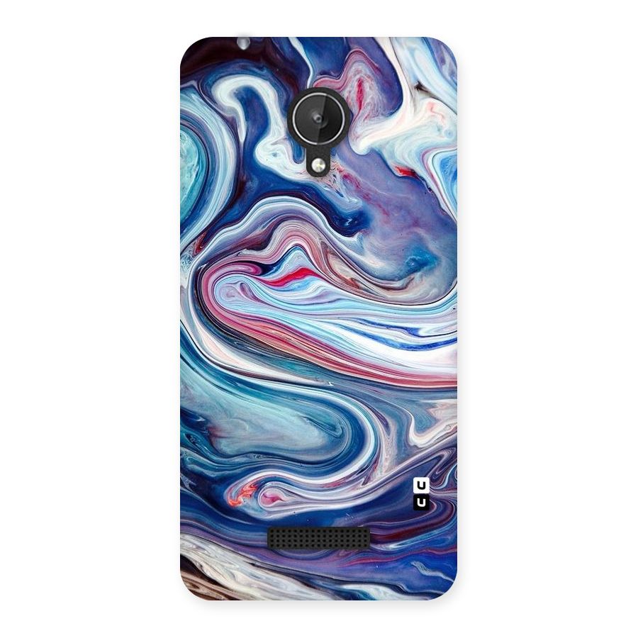 Marble Style Printed Back Case for Micromax Canvas Spark Q380