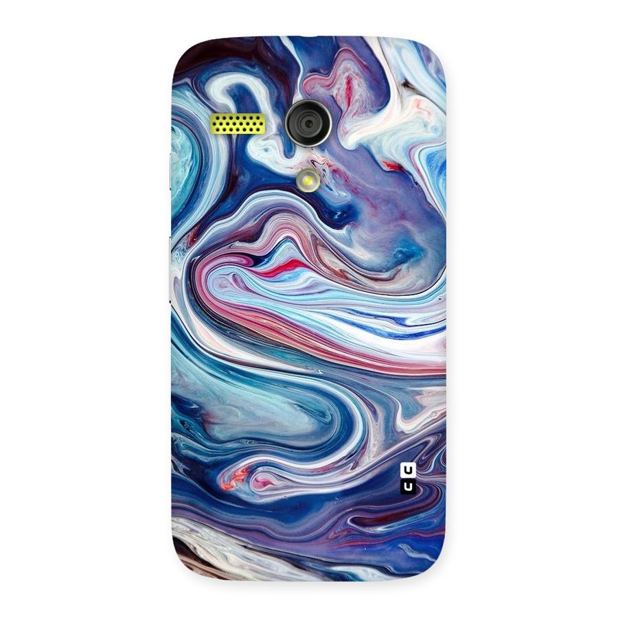 Marble Style Printed Back Case for Moto G