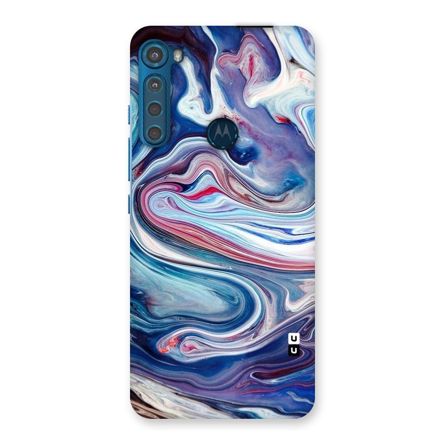 Marble Style Printed Back Case for Motorola One Fusion Plus