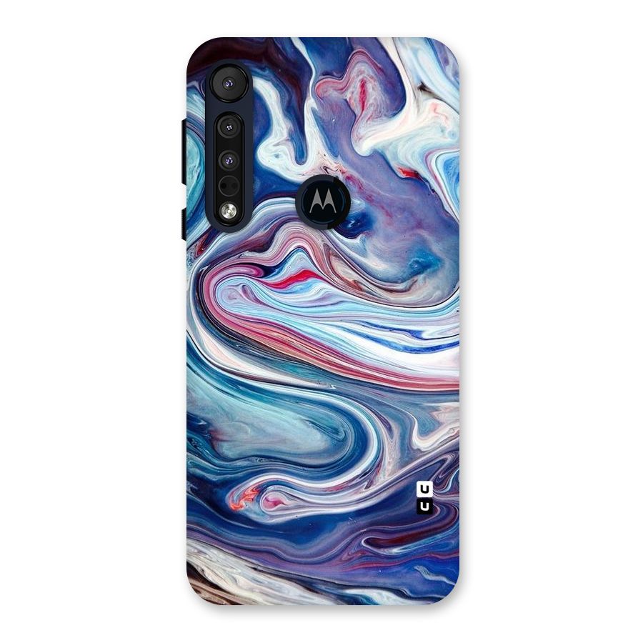 Marble Style Printed Back Case for Motorola One Macro