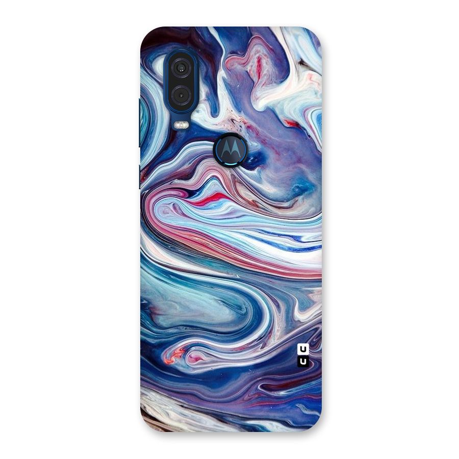 Marble Style Printed Back Case for Motorola One Vision