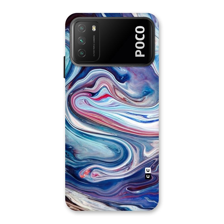 Marble Style Printed Back Case for Poco M3