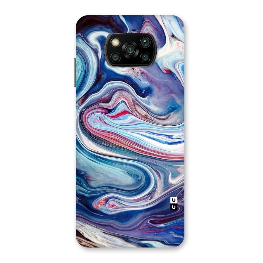Marble Style Printed Back Case for Poco X3