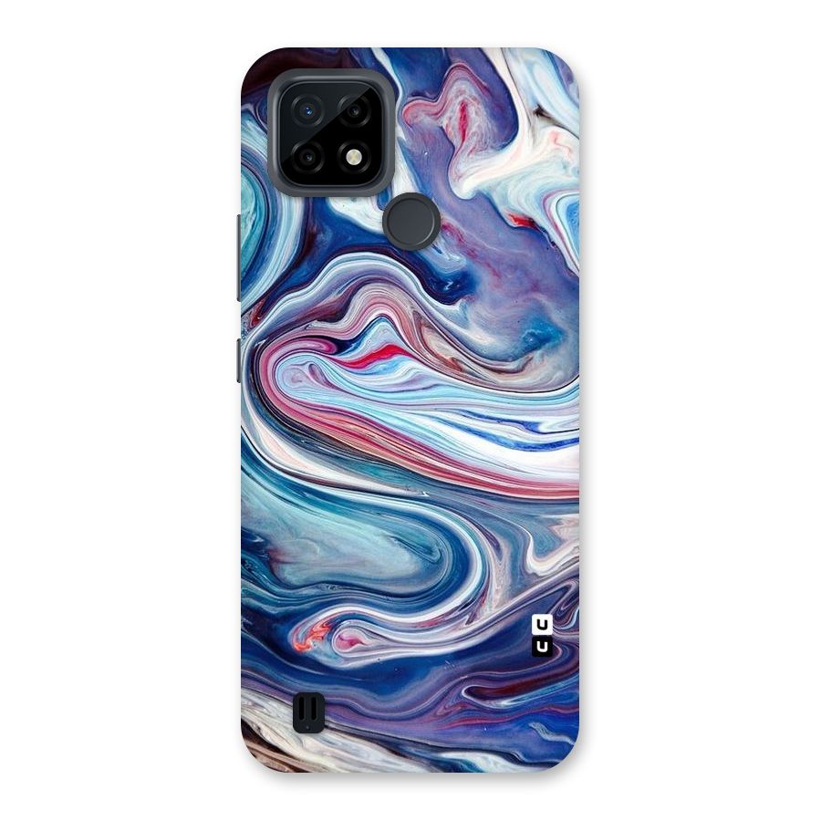 Marble Style Printed Back Case for Realme C21