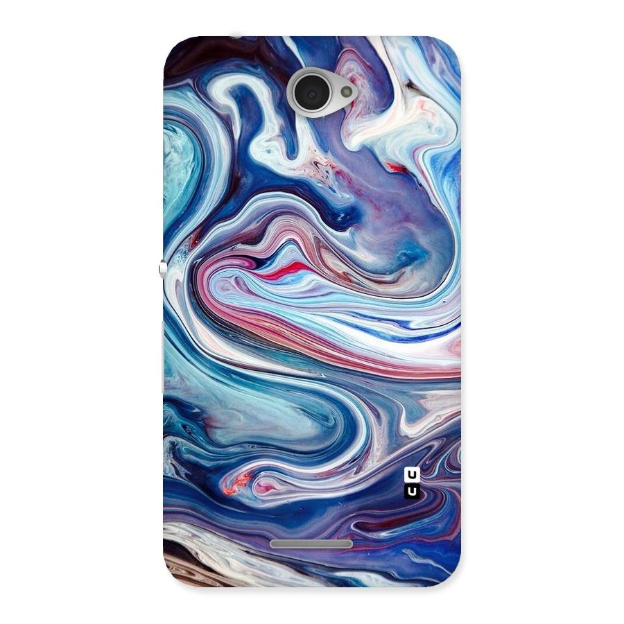 Marble Style Printed Back Case for Sony Xperia E4