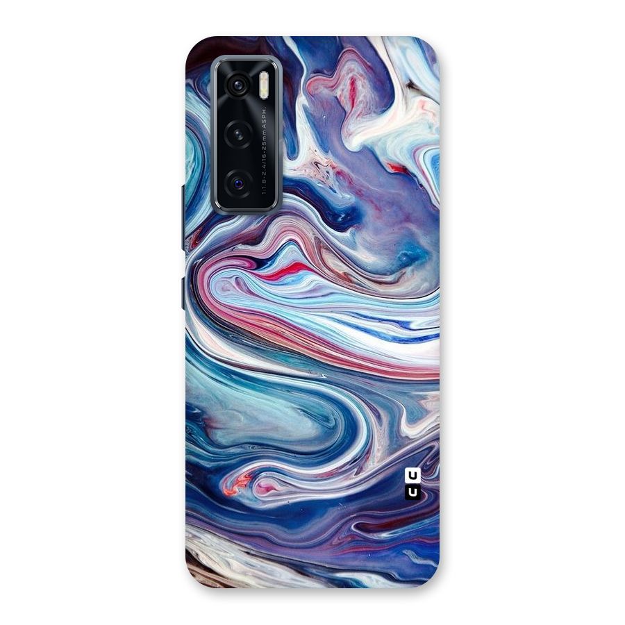 Marble Style Printed Back Case for Vivo V20 SE