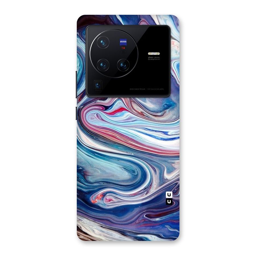 Marble Style Printed Back Case for Vivo X80 Pro
