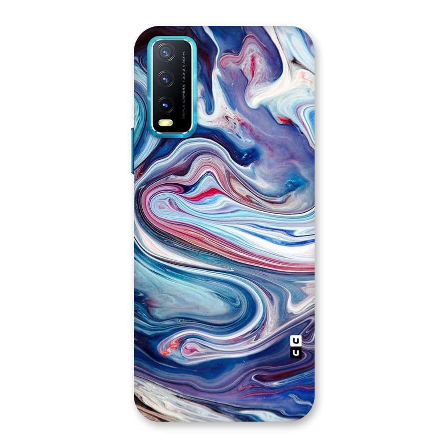 Marble Style Printed Back Case for Vivo Y20G