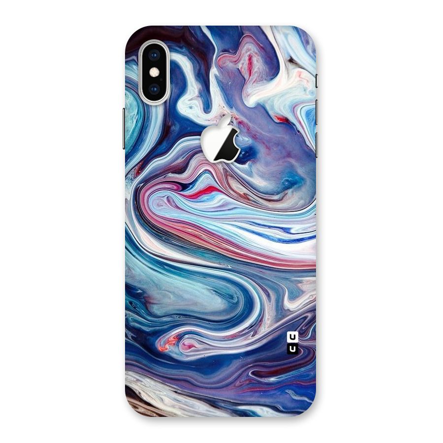 Marble Style Printed Back Case for iPhone XS Max Apple Cut