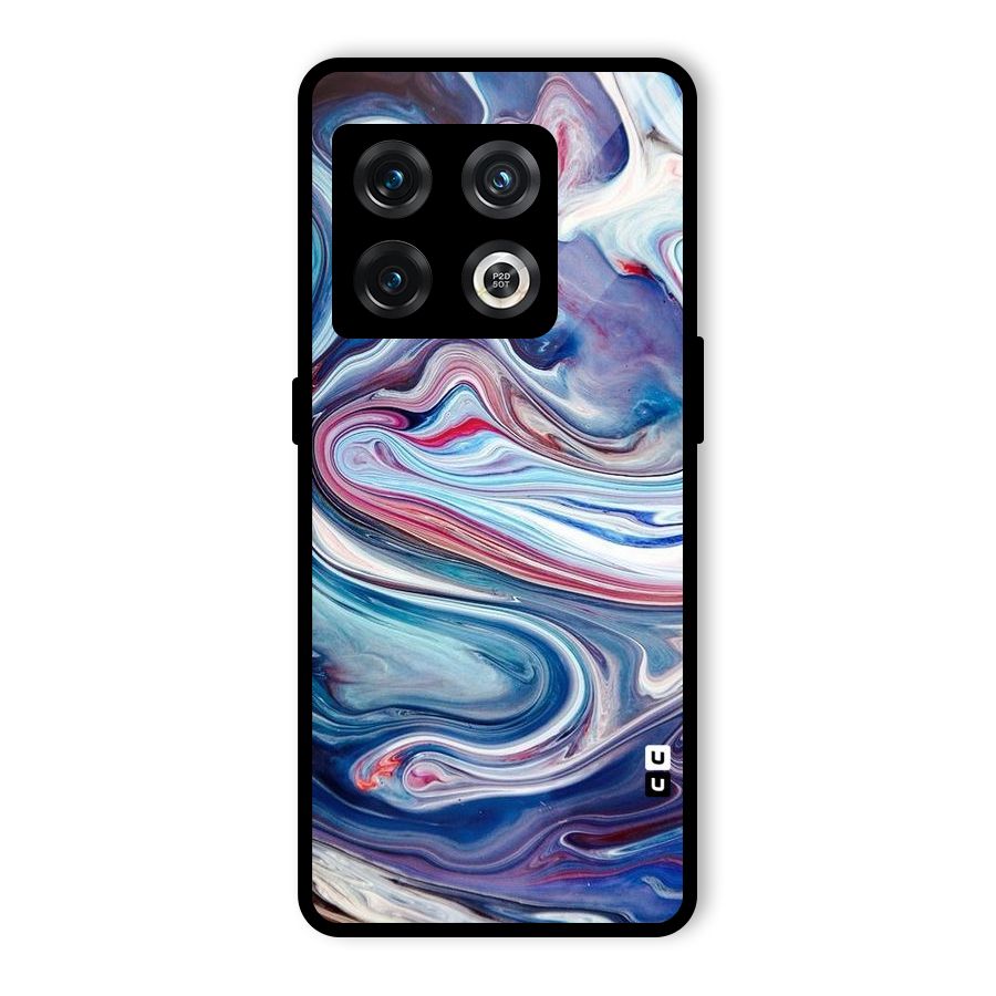 Marble Style Printed Glass Back Case for OnePlus 10 Pro 5G