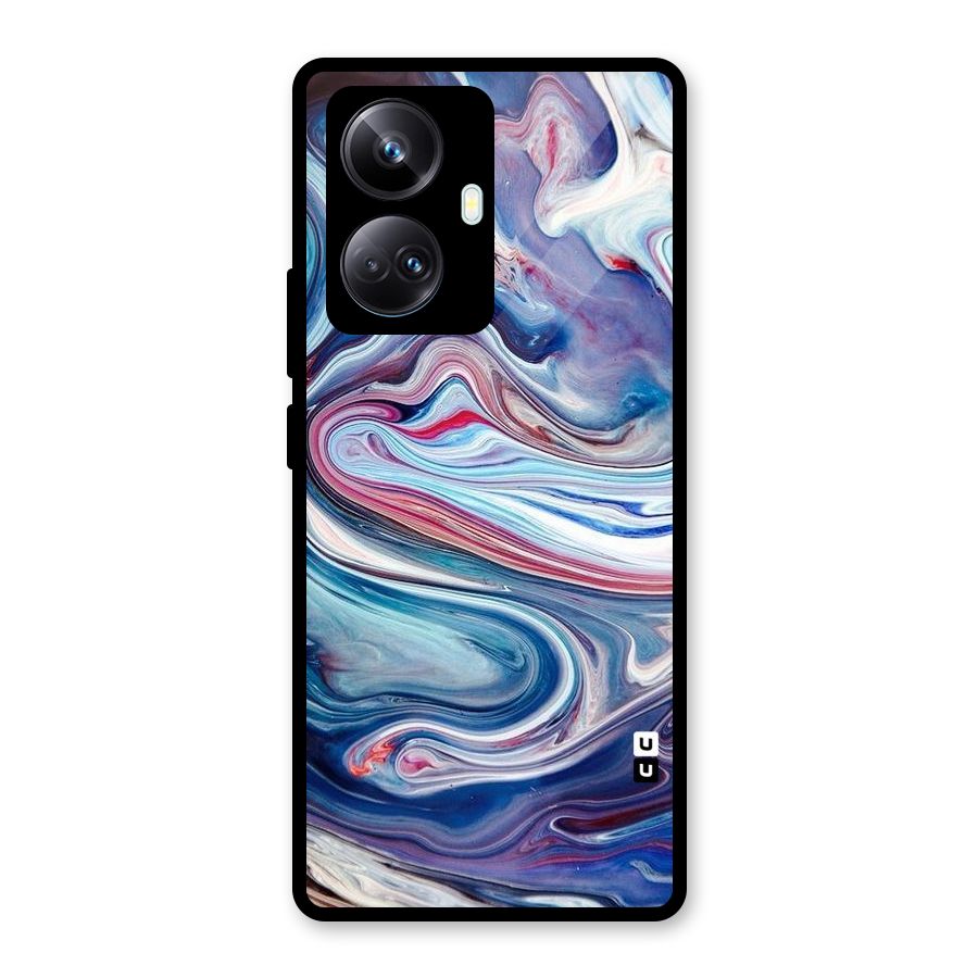 Marble Style Printed Glass Back Case for Realme 10 Pro Plus