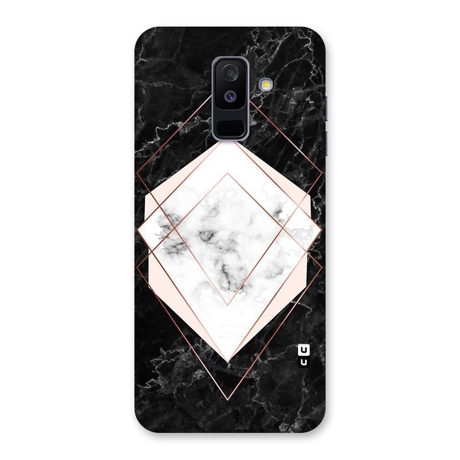Marble Texture Print Back Case for Galaxy A6 Plus