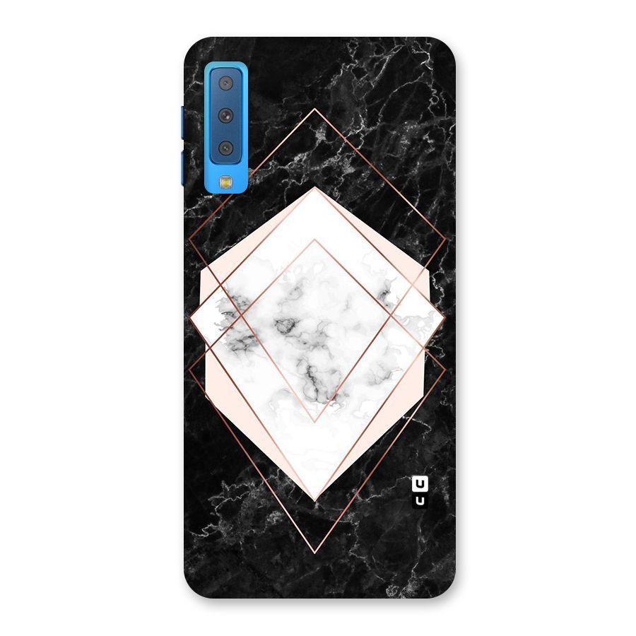 Marble Texture Print Back Case for Galaxy A7 (2018)