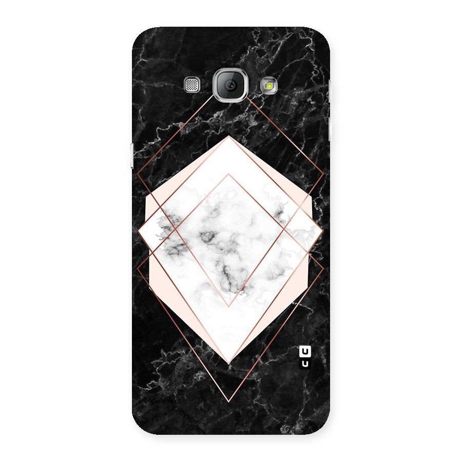 Marble Texture Print Back Case for Galaxy A8