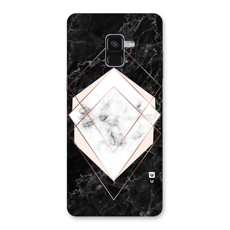 Marble Texture Print Back Case for Galaxy A8 Plus