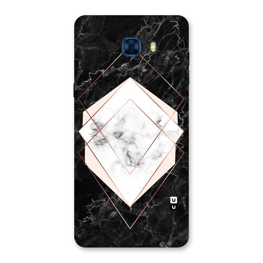 Marble Texture Print Back Case for Galaxy C7 Pro