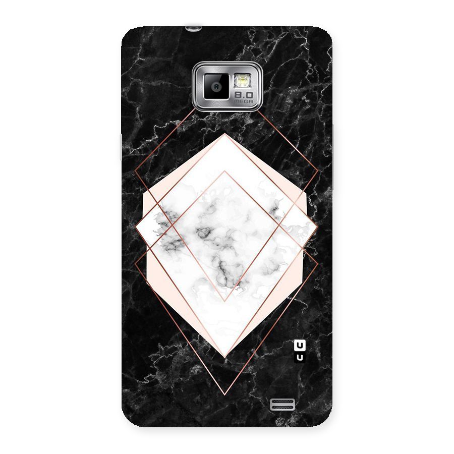 Marble Texture Print Back Case for Galaxy S2