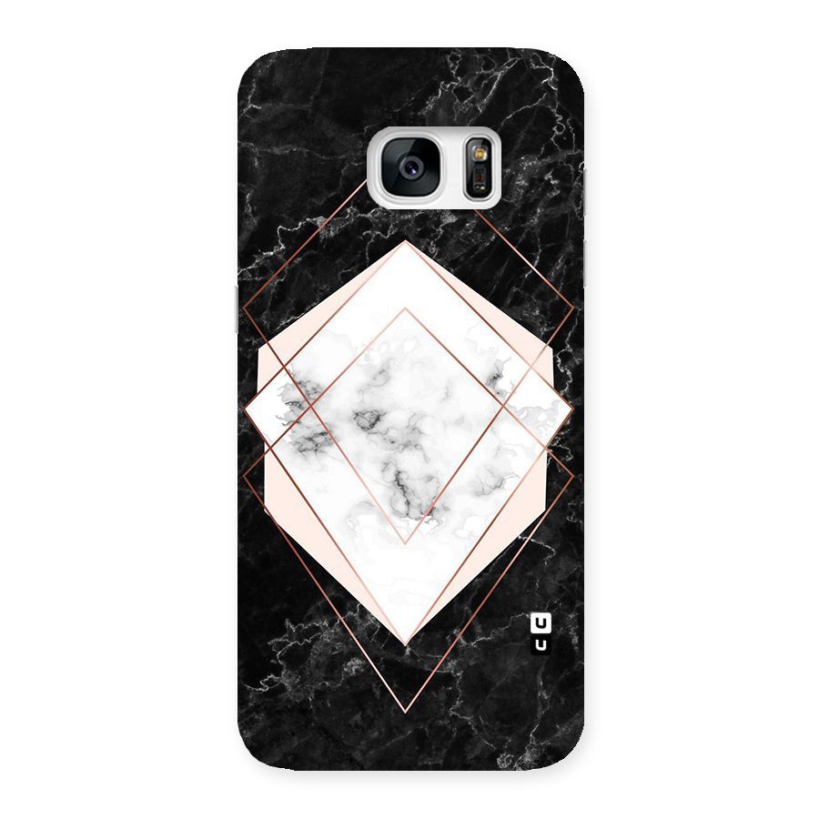 Marble Texture Print Back Case for Galaxy S7 Edge