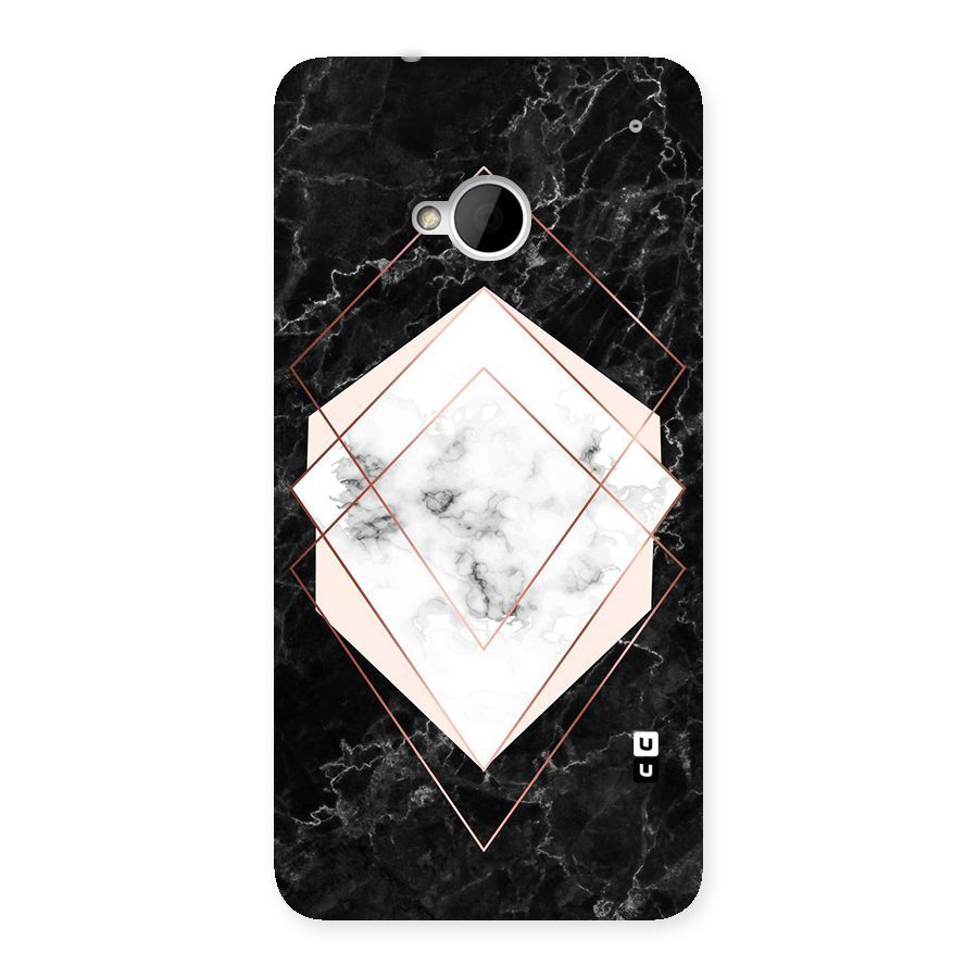 Marble Texture Print Back Case for HTC One M7