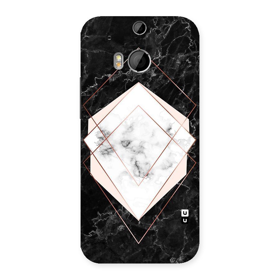 Marble Texture Print Back Case for HTC One M8