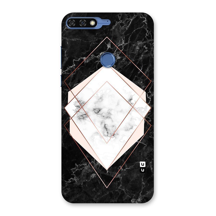 Marble Texture Print Back Case for Honor 7C