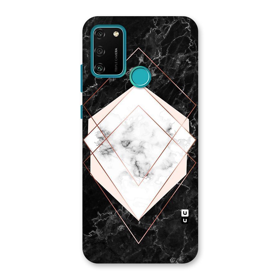 Marble Texture Print Back Case for Honor 9A