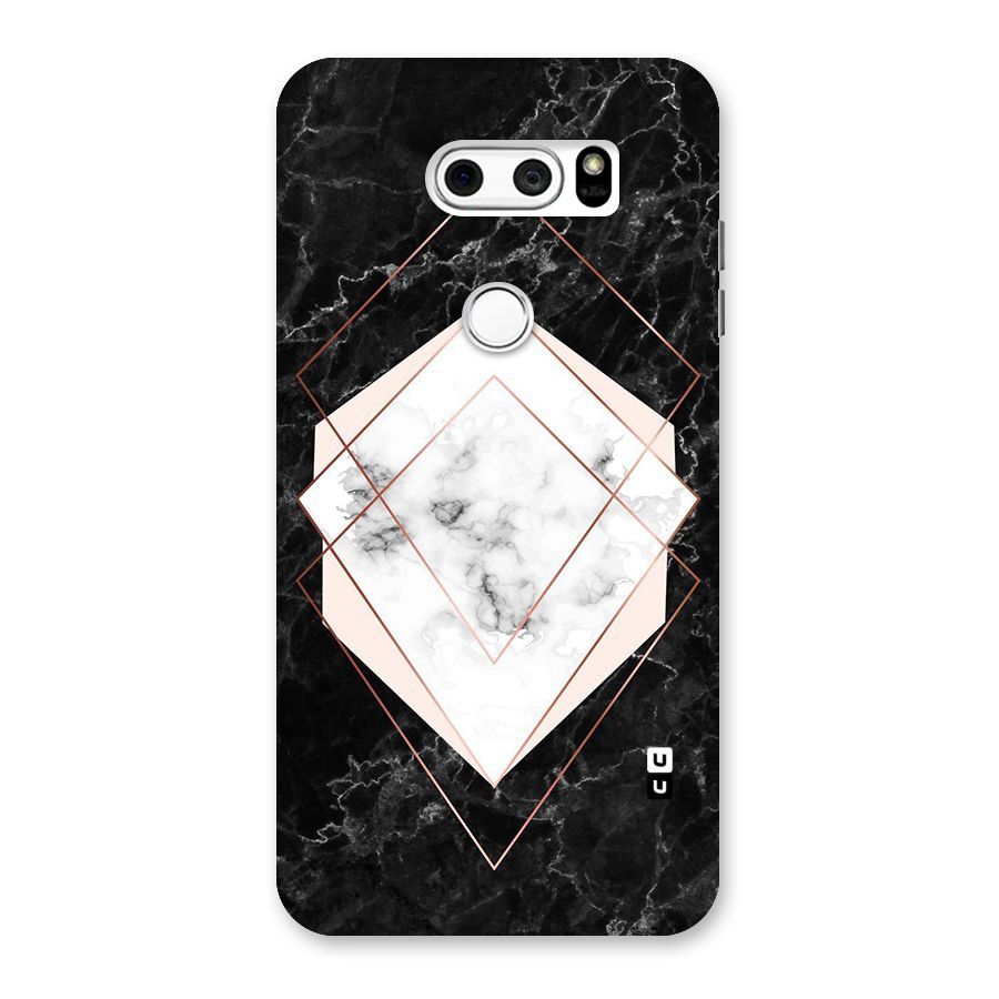 Marble Texture Print Back Case for LG V30
