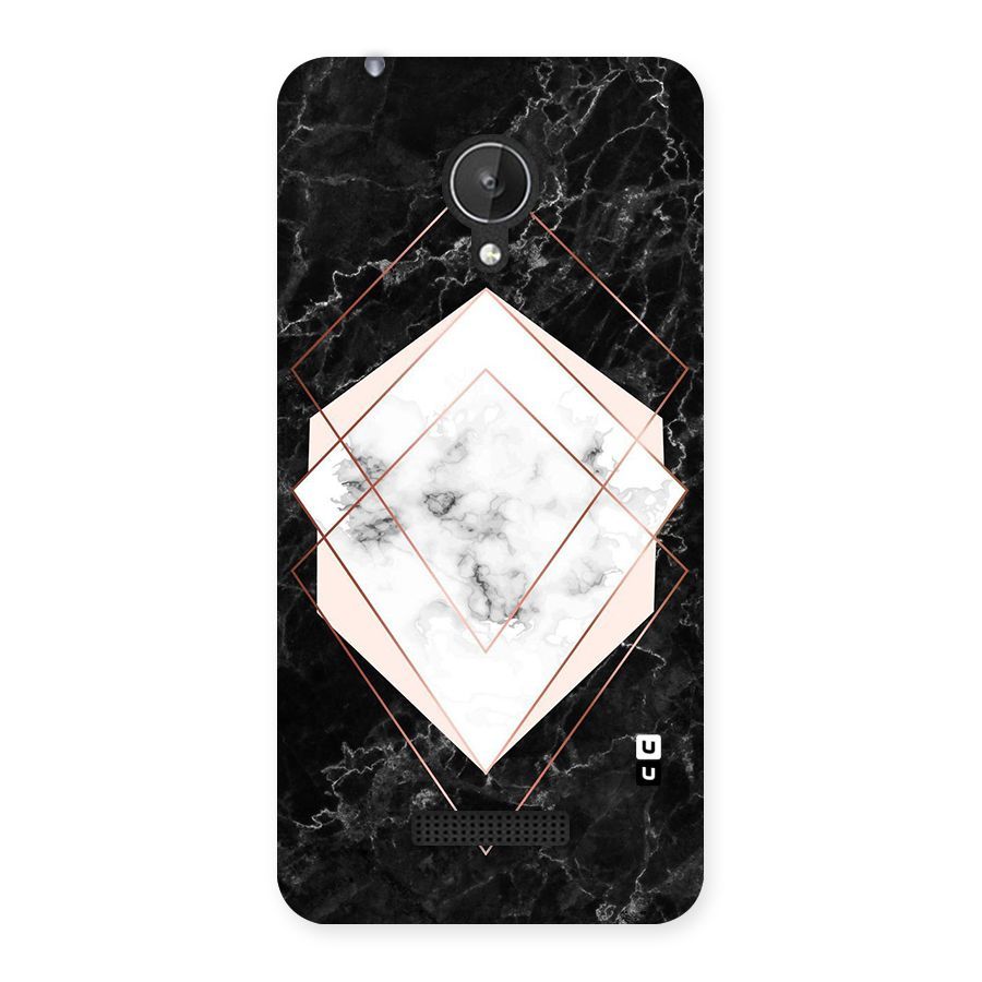Marble Texture Print Back Case for Micromax Canvas Spark Q380