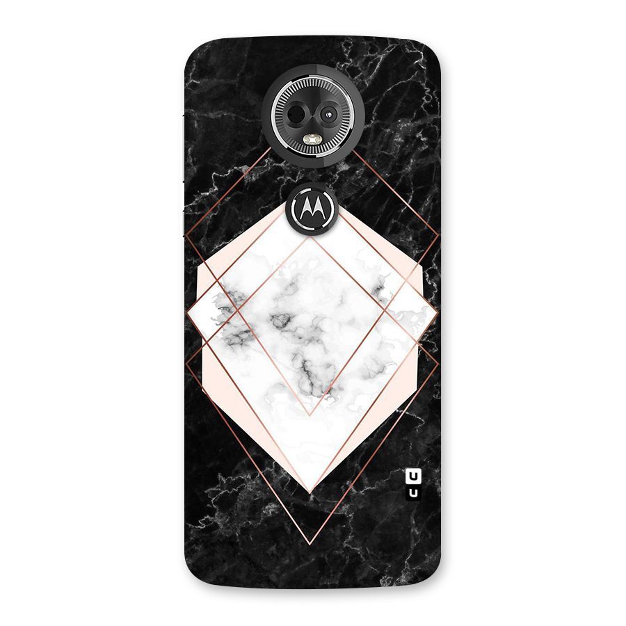 Marble Texture Print Back Case for Moto E5 Plus