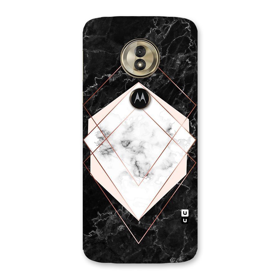 Marble Texture Print Back Case for Moto G6 Play